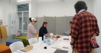 Cartonera Publishing Fest: The first cover-making workshop
