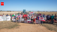 12 Australian farming families fined $814 each over power line survey access
