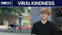 Arizona teen gives shoes to elderly man in need