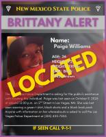 Update: Cancel Brittany Alert- Las Vegas Police Department- Paige Williams