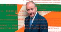 This is the Irish cut to the European budget: less cooperation and fewer officials.