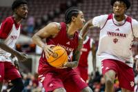 ‘We wanted to be in that atmosphere’: Indiana men’s basketball responds to crowd in win