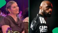 Rachel Kolisi supports ex Siya Kolisi during Cape Town reunion