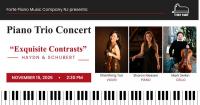 Forte Piano Music Company presents Exquisite Contrasts: Haydn & Schubert Piano Trios