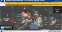 96W sitting near Kosrae Monday, could strengthen, pass Marianas by weekend