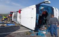 Eleven killed as tow truck hits passenger bus in western Turkey