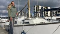 Woman ditches £37k banking job to live on boat she bought on Facebook for £2k