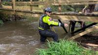 Isaias' remnants flood NC mountains; 170,000 still without power