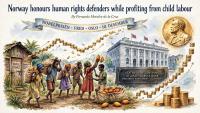 Norway honours human rights defenders while profiting from child labour