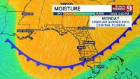Sunshine, lower humidity ahead for Central Florida; another cold front arrives this weekend
