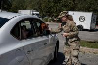 Florida National Guard distributes supplies after...