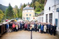 Minister Tone Kajzer with the diplomatic corps in Koroška: strengthening links between heritage and the economy