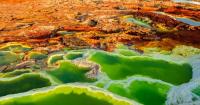 Why The Danakil Depression In Ethiopia Glows With Unearthly Mineral Pigments