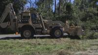 Florida National Guard Soldiers Clear Roadway...