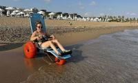 A wheelchair, a beach and the freedom of the sea - is this Europe's most accessible resort?