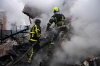 Ukraine war latest: Russian drones strike Kyiv morning and evening, kill woman, injure 14