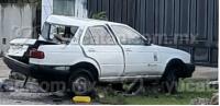 Rollover Accident in Southern Mérida Leaves One Vehicle Overturned Near Korea-Mexico Hospital