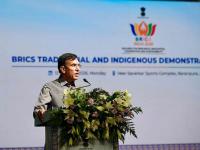 Mansukh Mandaviya highlights sports’ role in nation-building at BRICS Traditional Games in Ahmedabad
