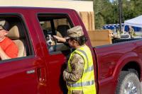 Florida National Guard assists the community after...