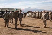 KFOR Regional Command-East transfers authority from 53rd Infantry Brigade Combat Team to 1st Infantry Division