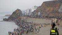 Fury in Spain after PM admits Moroccan warships sailed near Ceuta at same time 80,000 migrants invaded enclave