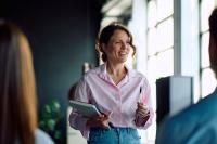 Women are promoted at higher rates than men. Then the senior jobs stop bending