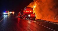 French fry shipment lost as crews extinguish trailer fire on U.S. 6 in Emery County