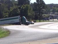Semi high-centered on Business 49 in Neosho