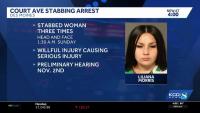 Woman charged after alleged stabbing in Des Moines