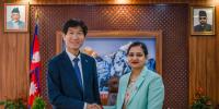 Minister Mehta and Korean Ambassador hold courtesy meeting