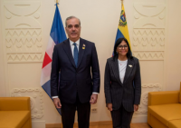 Abinader and Venezuela’s Delcy Rodríguez discuss energy, tourism and consular ties