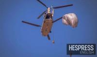 Spanish military Chinook flies over Ceuta days before Felipe VI visit