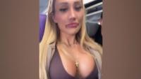 Australian influencer Caitlin Lyndon told to zip up her jacket during flight