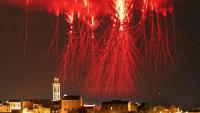 Giant red pillars of light captured over Spain: What are they?