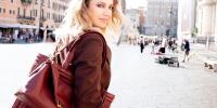 She couldn’t find her dream handbag, so she sketched it on a flight from Dubai. Now her bags are handmade in Rome, and no two are alike