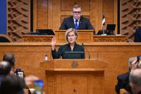 Estonia's new President sworn into office, visits Finland Wednesday