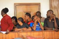 Court remands 10 anti-oil activists as suspect collapses in dock