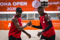 Younousse and Tijan in AVC Beach Tour Doha Open final