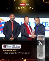 Global IME Bank Honored in Two Categories at ‘Fonepay Honors 2083’