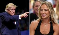 Trump jokes he is risking his entire political career with gushing praise of 'beautiful young woman' Sophie Cunningham