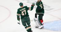 Wild's Sturm sent to hospital for exam after puck strikes his head, reminding team of Faber's injury