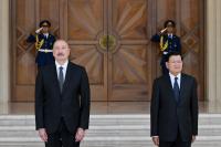 Official welcome ceremony held in Baku for President of Laos