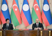 Presidents of Azerbaijan and Laos delivered press statements [PHOTOS/VIDEO]