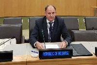 MOLDOVA'S REPRESENTATIVE TO UN DEMANDED WITHDRAWAL OF RUSSIAN TROOPS AND DEMILITARIZATION OF TRANSNISTRIA
