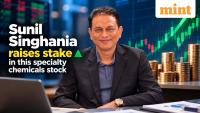 Up 137% in 1 year, ace investor Sunil Singhania raises stake in this specialty chemicals stock - Should you buy too?