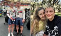 Britain's new golden couple rocked by his World Championships expulsion: How world's fastest female cyclist kept boyfriend's defection secret - but now he's flying home in 'misconduct' storm over his behaviour
