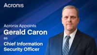 Acronis Appoints Gerald Caron as Chief Information Security Officer