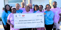 Graceway Shoppers Turn Small Change into $6,727.43 for National Cancer Society