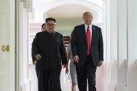 Donald Trump Tells Reporters 'I Get Along With Him' While Hinting at a Meeting With Kim Jong Un