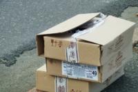 Three boxes of chocolates fell out of a car in Minsk